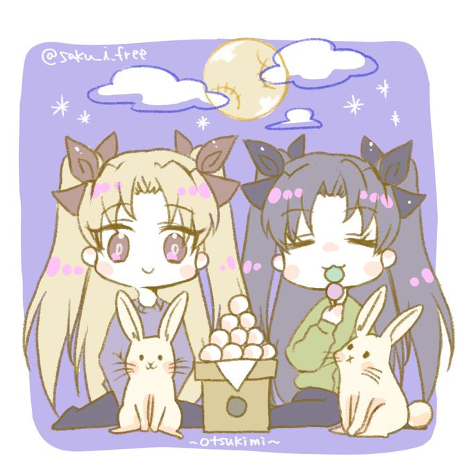 女神のお月見🌕✨
#FGO #エレシュキガル #イシュタル
#十五夜2024 https://t.co/DY1MQWRVki